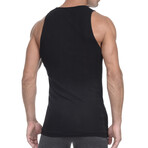 3 Pack Cotton Tank Shirts // Black (S)