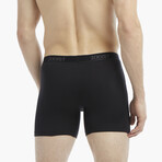 3 Pack Cotton 6" Boxer Brief // Black (S)