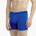 3 Pack Cotton 6" Boxer Brief // Navy, Cobalt, Porcelain (S)