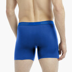 3 Pack Cotton 6" Boxer Brief // Navy, Cobalt, Porcelain (S)