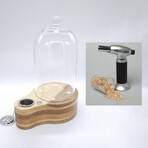 Speakeasy Smoker Bundle // Clear + Speakeasy Torch + Wood Chip Shavings
