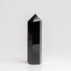 Genuine Polished Black Obsidian Point