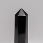 Genuine Polished Black Obsidian Point