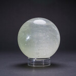 Genuine Polished Calcite Sphere on Acrylic Stand