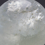 Genuine Polished Calcite Sphere on Acrylic Stand