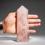 Genuine Rose Quartz Polished Point from Brazil // 1.9 lbs