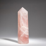Genuine Rose Quartz Polished Point from Brazil // 1.9 lbs