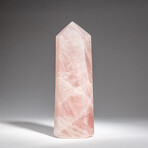Genuine Rose Quartz Polished Point from Brazil // 1.9 lbs
