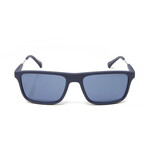 Men's Designer Sunglasses // Matte Blue + Blue