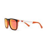 Men's Designer Sunglasses // Matte Orange + Red