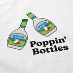 Poppin' Bottles T-Shirt // White (S)