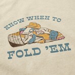 Know When to Fold Em T-Shirt // Tan (S)