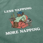 Less Yapping, More Napping T-Shirt // Green (S)