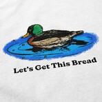 Let's Get This Bread T-Shirt // White (S)