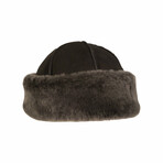 Unisex Suede Beanie // Black (S)