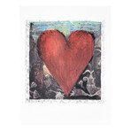 Dine // Hand Colored Vienese Hearts #1 // 1990