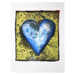 Dine // Hand Colored Vienese Hearts #3 // 1990