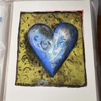 Dine // Hand Colored Vienese Hearts #3 // 1990