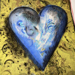 Dine // Hand Colored Vienese Hearts #3 // 1990