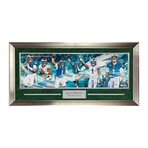 Jalen Hurts // Philadelphia Eagles // Autographed Panoramic Photograph + Framed