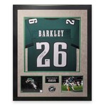 Saquon Barkley // PHI Eagles // Signed Jersey + Framed