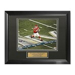 Patrick Mahomes // Kansas City Chiefs // Unsigned Photograph + Framed // Logo Run