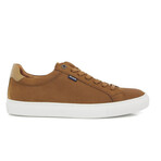 Suede Leather Sneakers // Camel (41)