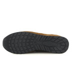 Suede Leather Sneakers // Taupe (40)