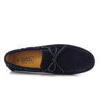 Suede Leather City Drivers // Dark Blue (40)