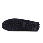 Suede Leather City Drivers // Dark Blue (40)