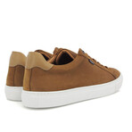 Suede Leather Sneakers // Camel (41)