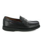 Smooth Leather Penny Loafers // Black (39)