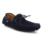 Suede Leather City Drivers // Dark Blue (40)