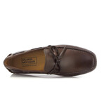 Pull Up Leather City Drivers // Dark Brown (39)