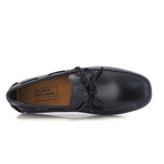 Pull Up Leather City Drivers // Navy Blue (39)