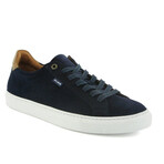 Suede Leather Sneakers // Dark Blue (41)