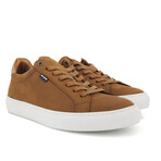 Suede Leather Sneakers // Camel (41)