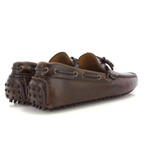 Pull Up Leather City Drivers // Dark Brown (39)