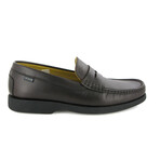Smooth Leather Penny Loafers // Dark Brown (39)