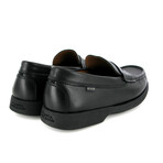 Smooth Leather Penny Loafers // Black (39)
