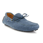 Suede Leather City Drivers // Blue Jeans (40)