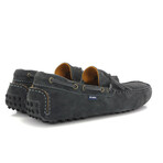 Suede Leather City Drivers // Gray (41)