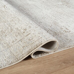 Turkish Mamluk Cream Area Rug (2' 2"  X 8' 0")