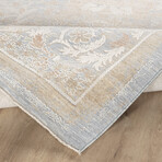 Turkish Amboise L. Blue Area Rug (2' 2"  X 8' 0")