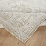 Turkish Mamluk Cream Area Rug (2' 2"  X 8' 0")