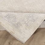 Turkish Eterna Beige Area Rug (2' 2"  X 8' 0")