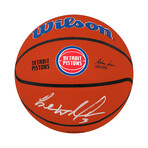 Ben Wallace // Detroit Pistons // Signed Logo Wilson NBA Basketball