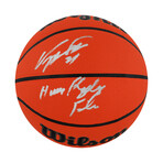 Dominique Wilkins // Signed Wilson I/O NBA Basketball w/Human Highlight Film