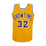 Magic Johnson // Gold T/B Custom Basketball Jersey