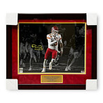 Patrick Mahomes // Kansas City Chiefs // Autographed Photograph + Framed // Run